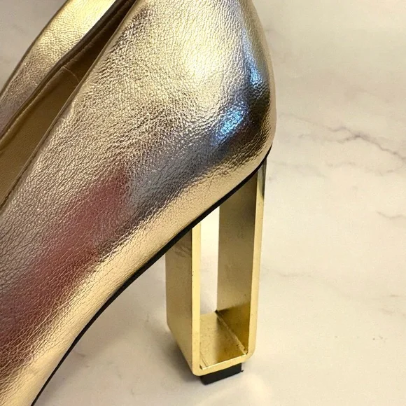Ninety Union Pandora Pump Gold New - Picture 4 of 5